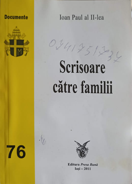 Vezi detalii pentru Scrisoare Catre Familii