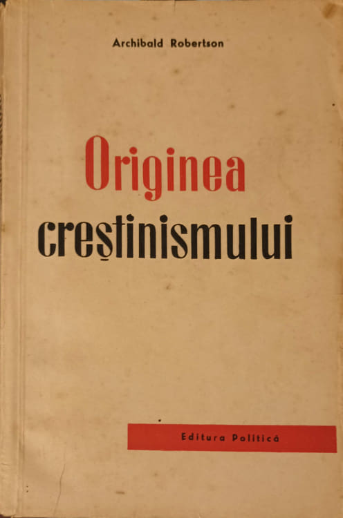 Vezi detalii pentru Originea Crestinismului