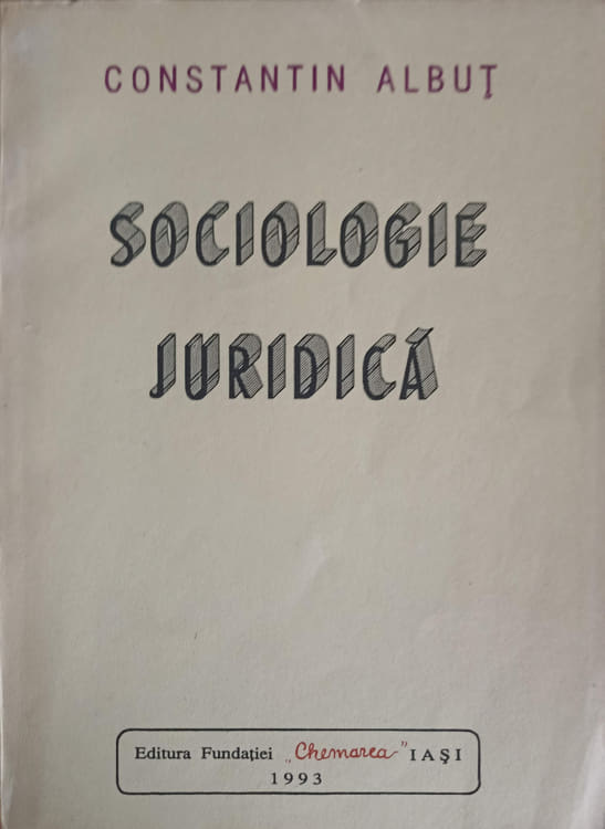 Vezi detalii pentru Sociologie Juridica