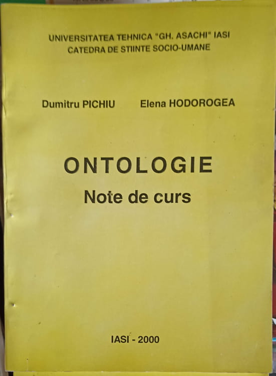 Vezi detalii pentru Ontologie Note De Curs