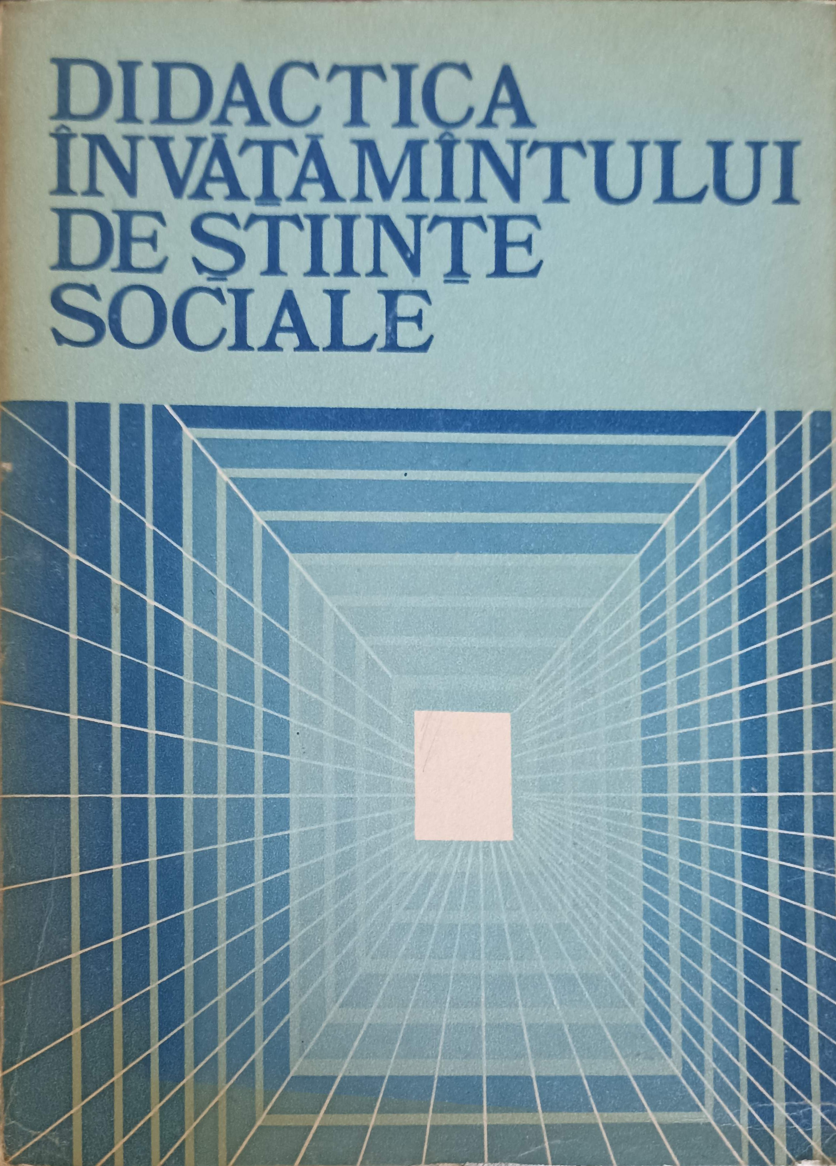 Didactica Invatamantului De Stiinte Sociale, Studii