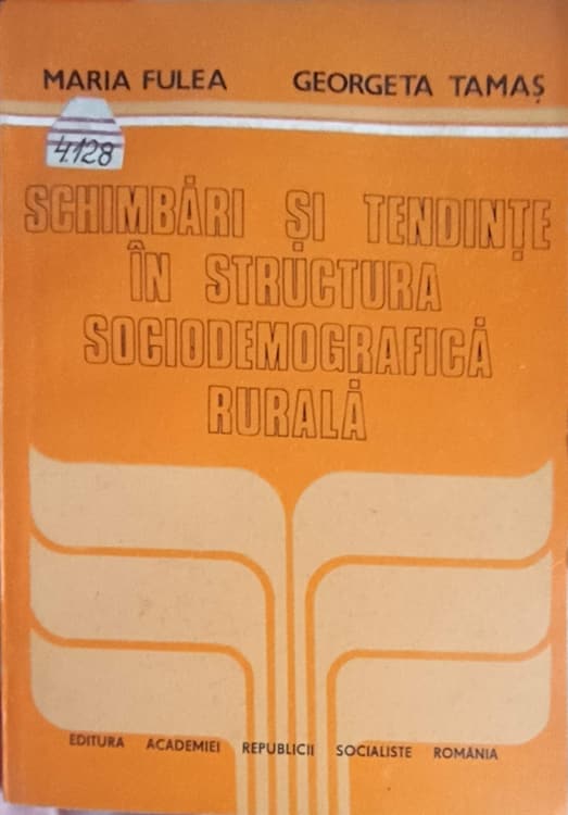 Schimbari Si Tendinte In Structura Sociodemografica Rurala