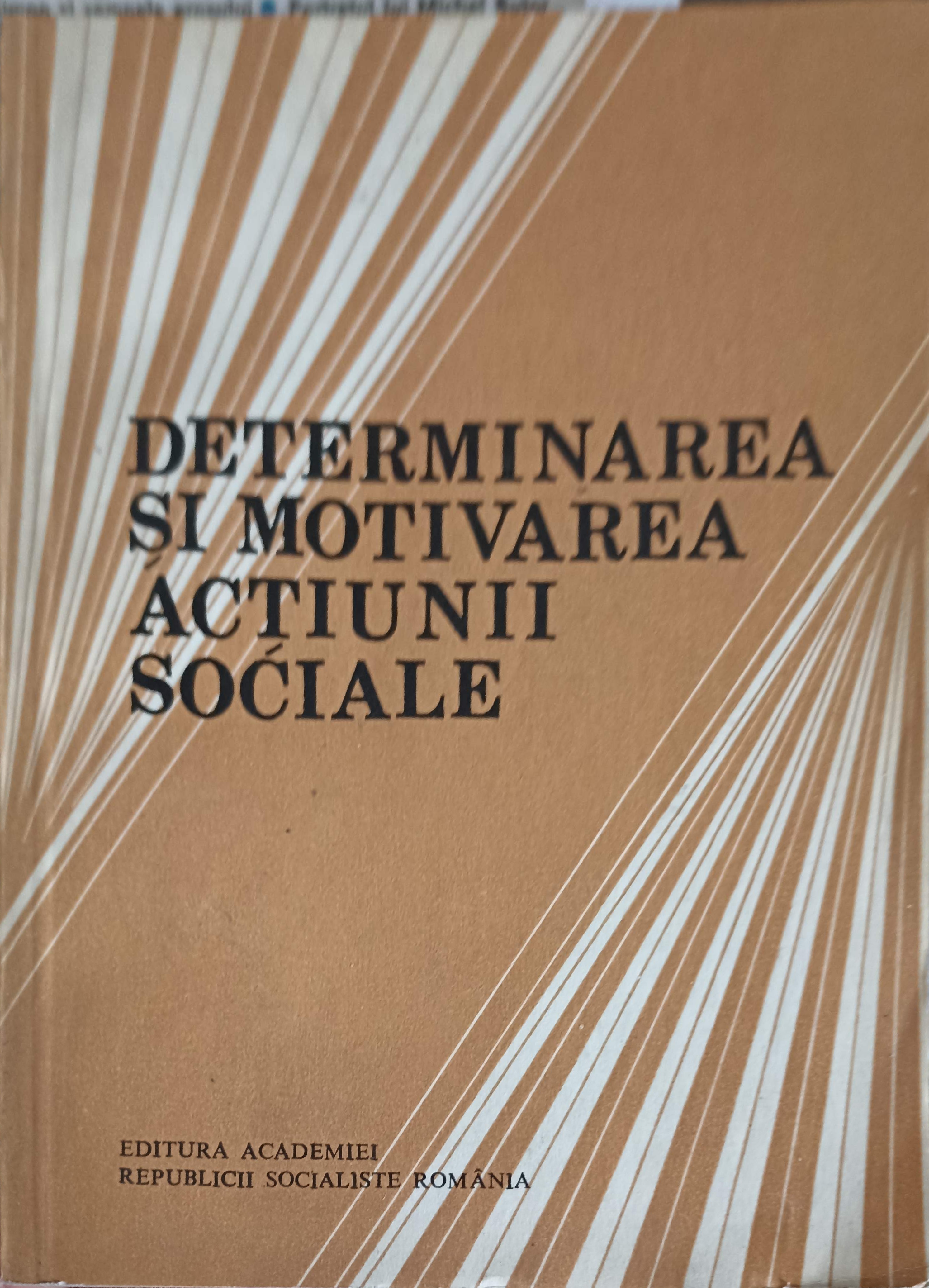 Vezi detalii pentru Determinarea Si Motivarea Actiunii Sociale