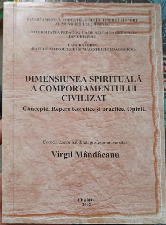 Dimensiunea Spirituala A Comportamentului Civilizat