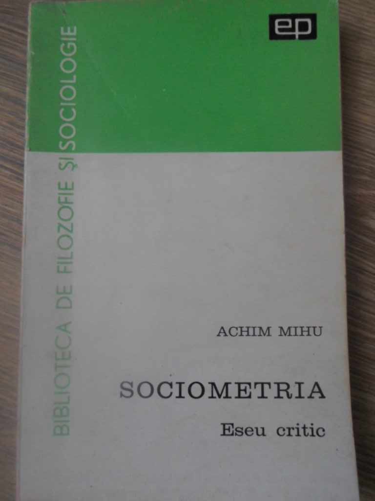 Sociometria, Eseu Critic