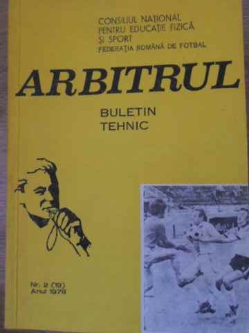 Arbitrul Buletin Tehnic Nr.2(19), Anul 1978