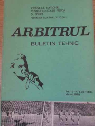 Arbitrul Buletin Tehnic Nr.3-4(32-33), Anul 1981