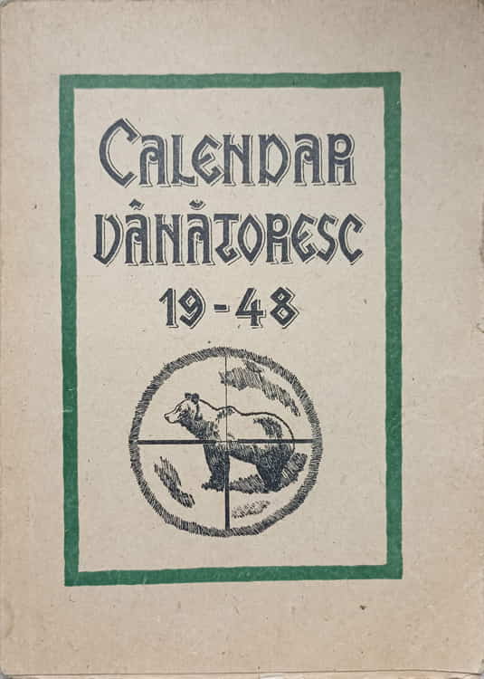 Calendar Vanatoresc 1948