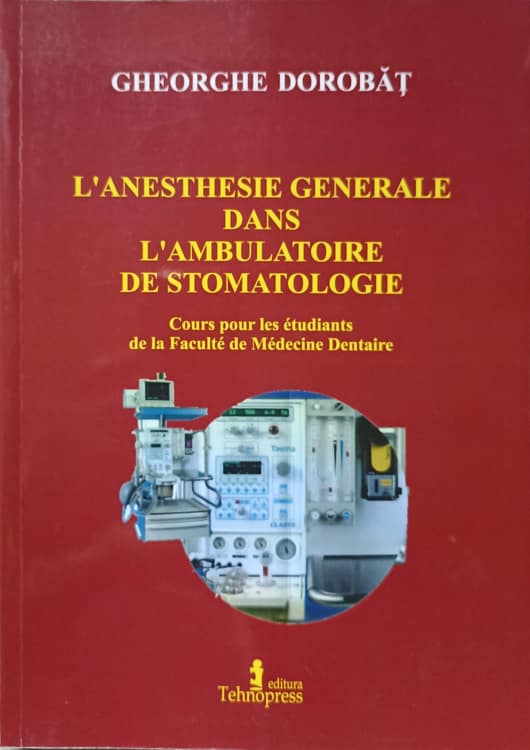 L'anesthesie generale dans l'ambulatoire de stomatologie