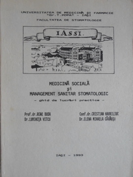 Vezi detalii pentru Medicina Sociala Si Management Sanitar Stomatologic