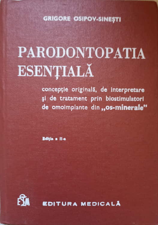 Parodontopatia Esentiala Conceptie Originala