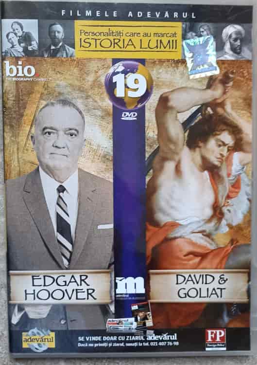 Dvd Film Edgar Hoover, David Si Goliat