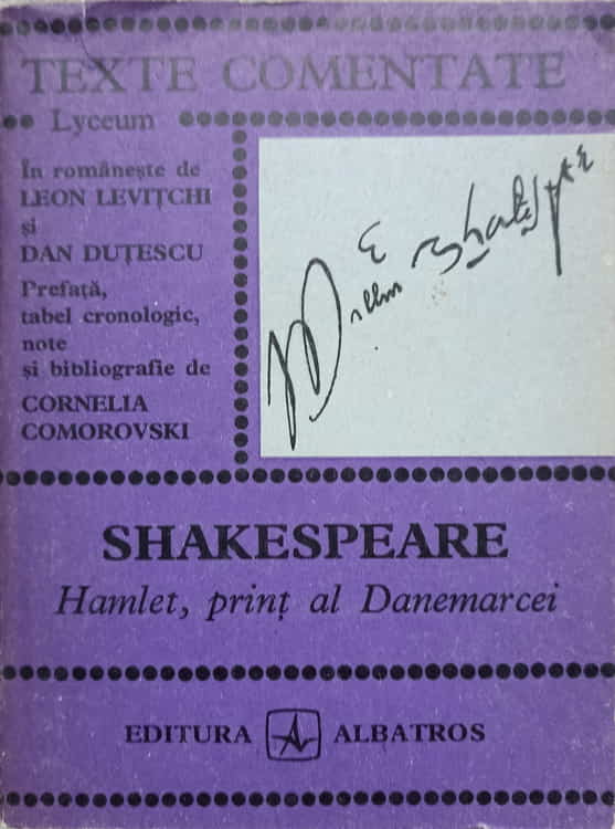 Hamlet, Print Al Danemarcei, Texte Comentate