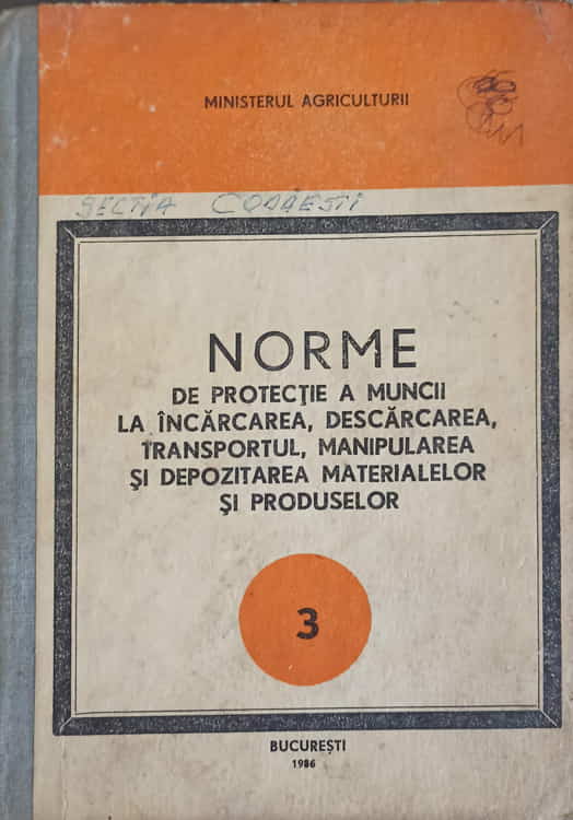 Norme De Protectie A Muncii La Incarcarea, Descarcarea, Transportul, Manipularea Si Depozitarea Materialelor Si Produselor 3