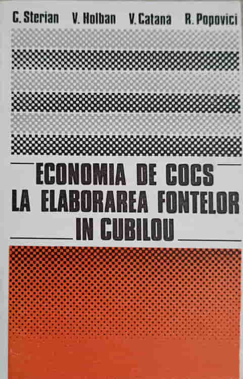 Economia De Cocs La Elaborarea Fontelor In Cubilou