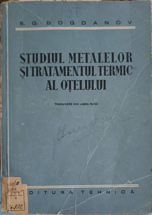 Studiul Metalelor Si Tratamentul Termic Al Otelului