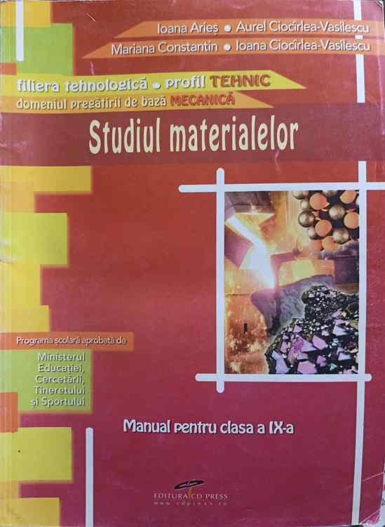 Studiul Materialelor. Manual Pentru Clasa A Ix-a