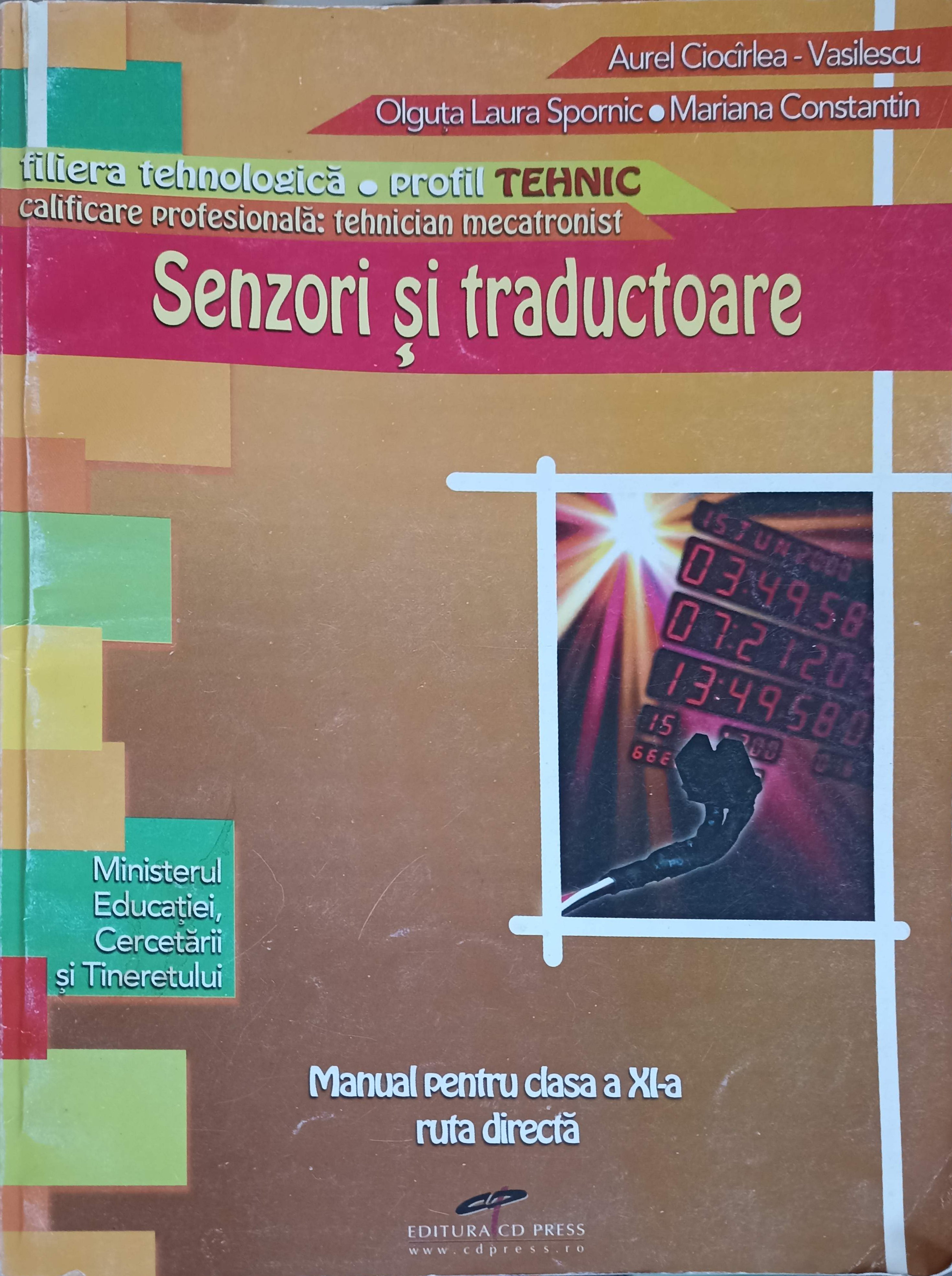 Senzori Si Traductoare, Manual Pentru Clasa A Xi-a