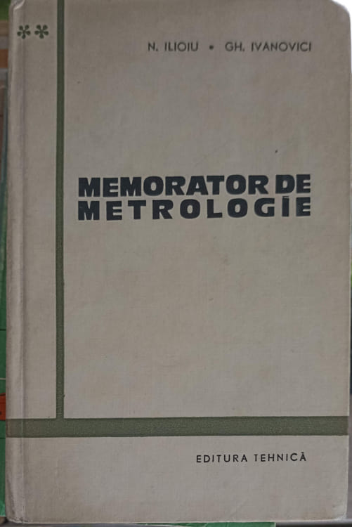 Memorator De Metrologie Vol.2