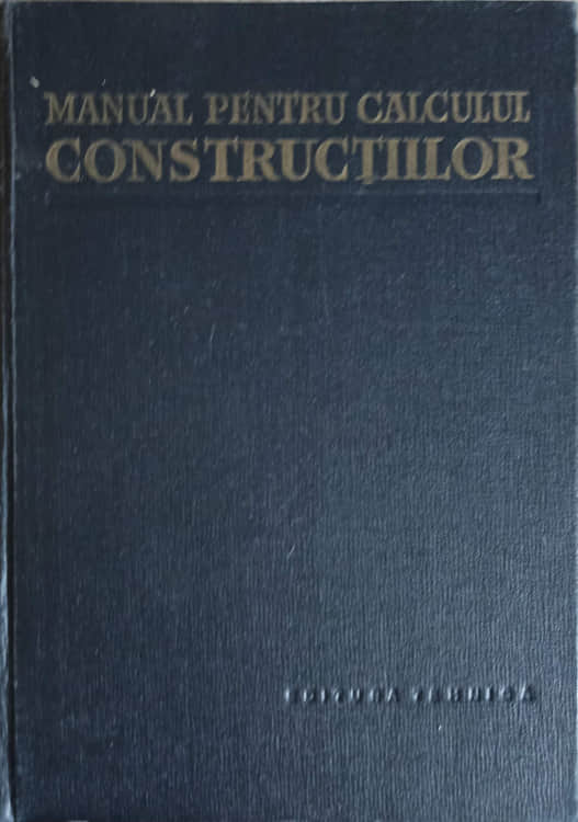 Manual Pentru Calculul Constructiilor