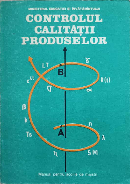 Vezi detalii pentru Controlul Calitatii Produselor. Manual Pentru Scolile De Maistri