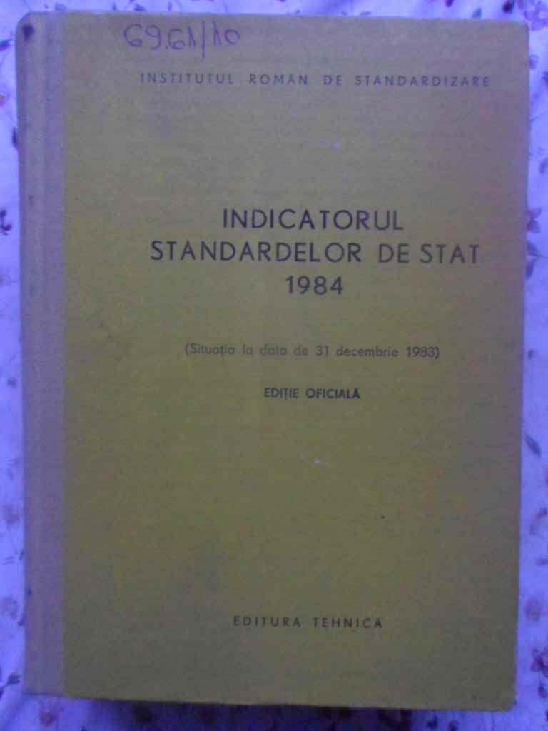 Indicatorul Standardelor De Stat 1984