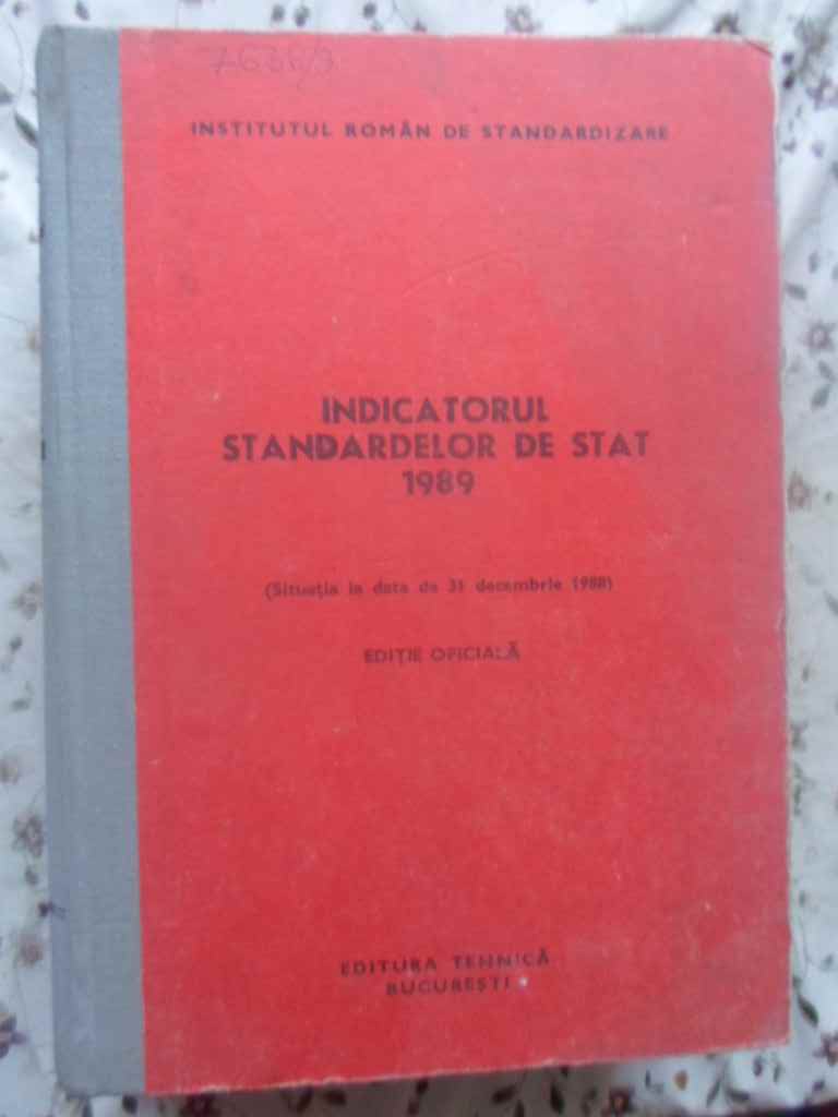 Indicatorul Standardelor De Stat 1989