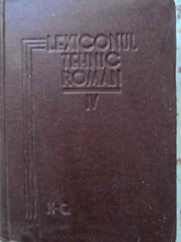 Lexiconul Tehnic Roman Vol.iv (n-q)