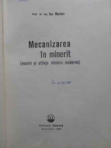 Mecanizarea In Minerit. Masini Si Utilaje Miniere Moderne