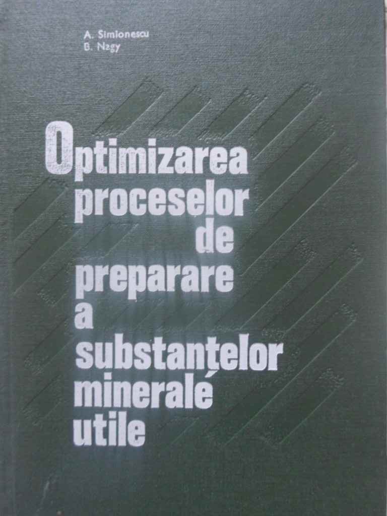 Vezi detalii pentru Optimizarea Proceselor De Preparare A Substantelor Minerale Utile