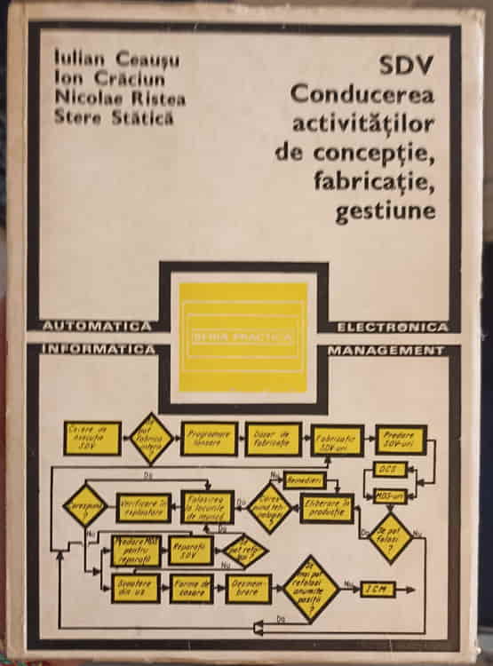 Vezi detalii pentru Sdv Conducerea Activitatilor De Conceptie, Fabricatie, Gestiune