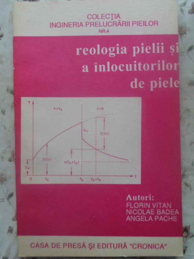 Reologia Pielii Si A Inlocuitorilor De Piele