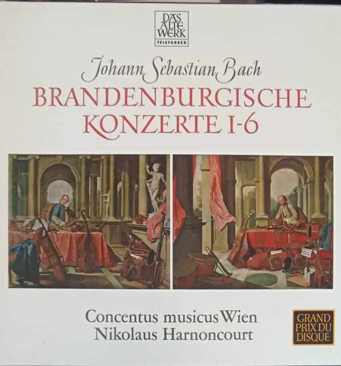 Brandenburgische Konzerte 1-6. Setbox 2 Discuri Vinil