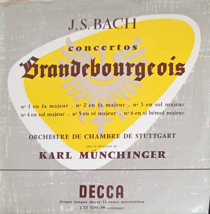 Concertos Brandebourgeois. Set 2 Discuri Vinil