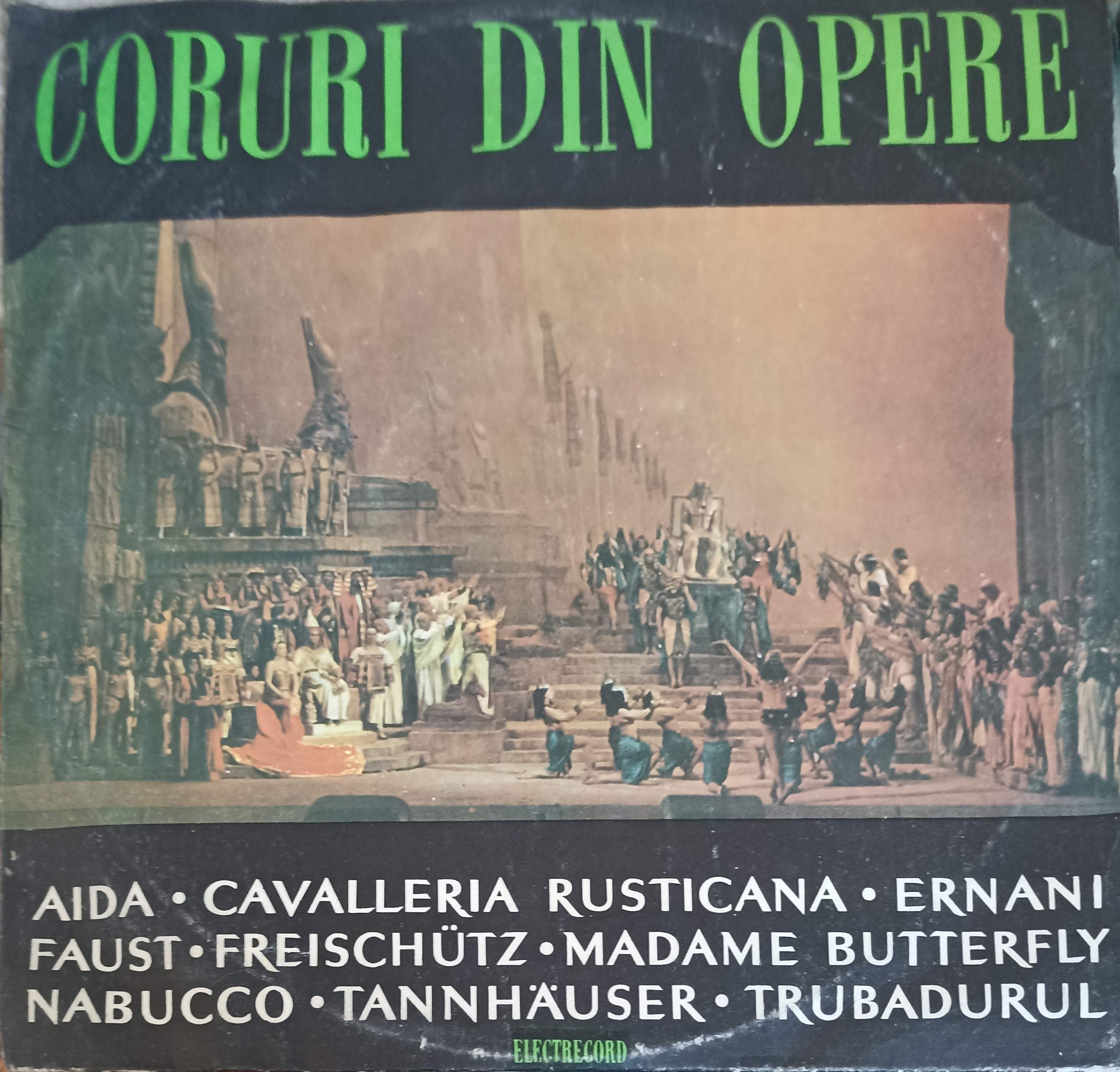 Vezi detalii pentru Coruri Din Opere - Acelasi Disc Cu 2 Label-uri Diferite: Alb Si Negru