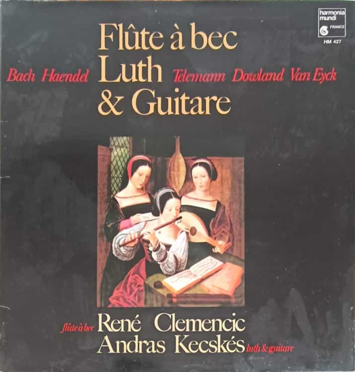 Flute A Bec, Luth Et Guitare