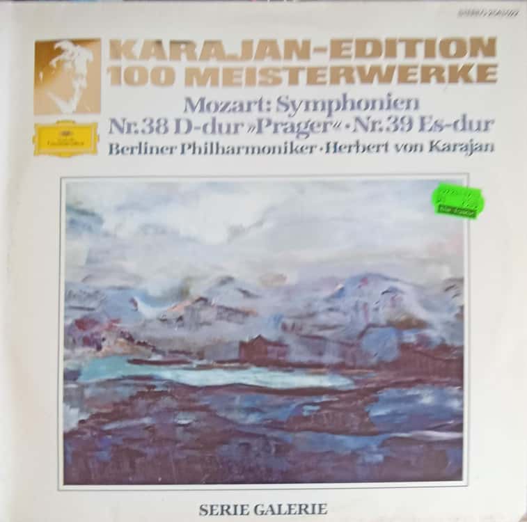 Karajan-edition 100 Meisterwerke - Mozart: Symphonien Nr.38 D-dur Prager. Nr.39 Es-dur