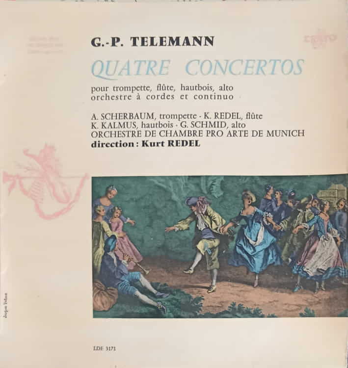 Quatre Concertos Pour Trompette, Flute, Hautbois, Alto