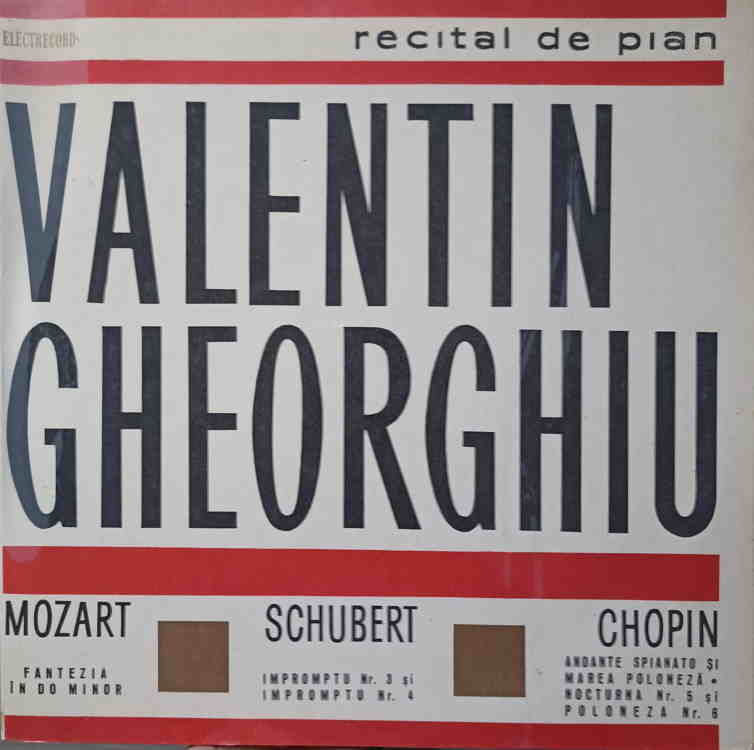 Recital De Pian - Valentin Gheorghiu