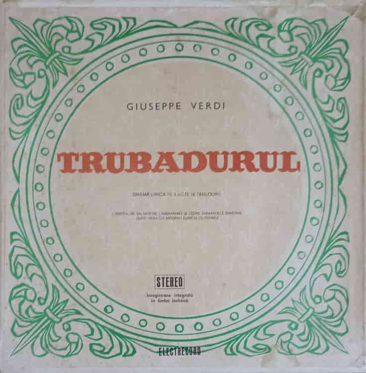 Trubadurul (drama Lirica In 4 Acte) Setbox 3 Discuri Vinil